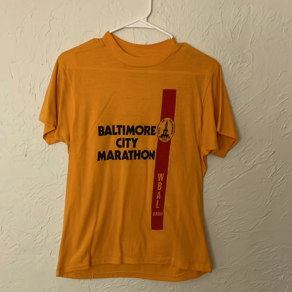 Vintage 80s Baltimore, city, marathon shirt, amazing condition, size medium